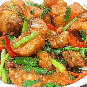 Cut Pieces Deep Fried Fish